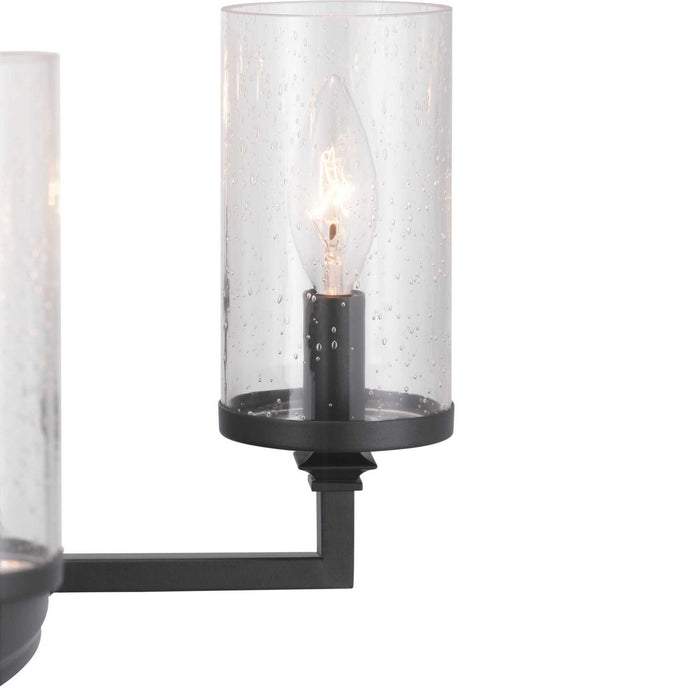 Progress Lighting P400180-143 Eight Light Chandelier, Graphite