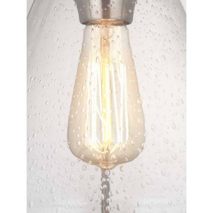 Progress Lighting P500135-009 One Light Pendant, Brushed Nickel