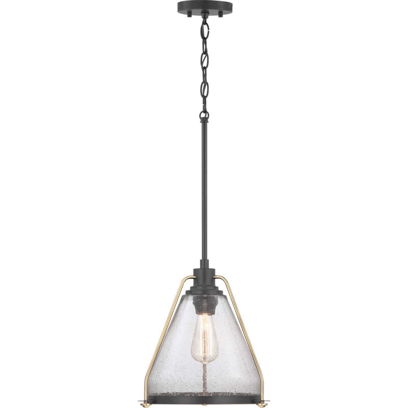 Progress Lighting P500135-020 One Light Pendant, Antique Bronze