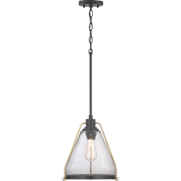 Progress Lighting P500135-020 One Light Pendant, Antique Bronze