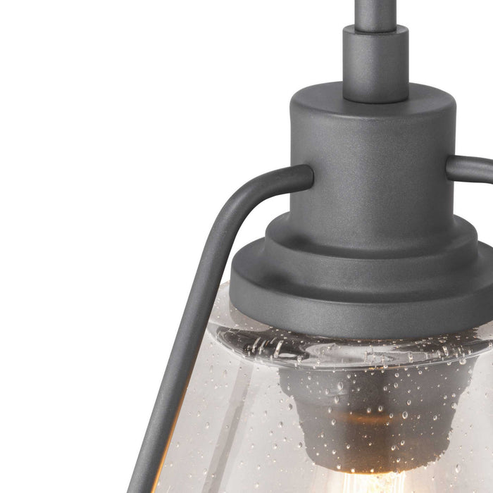 Progress Lighting P500135-143 One Light Pendant, Graphite