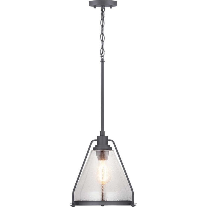 Progress Lighting P500135-143 One Light Pendant, Graphite