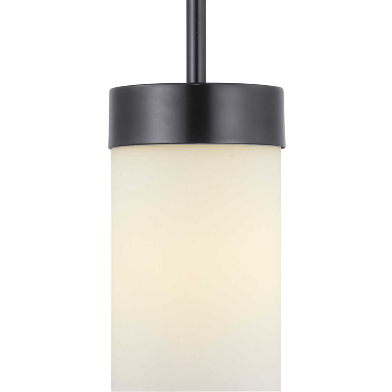 Progress Lighting P500151-031 One Light Mini-Pendant, Black