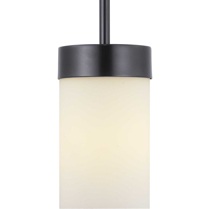 Progress Lighting P500151-031 One Light Mini-Pendant, Black