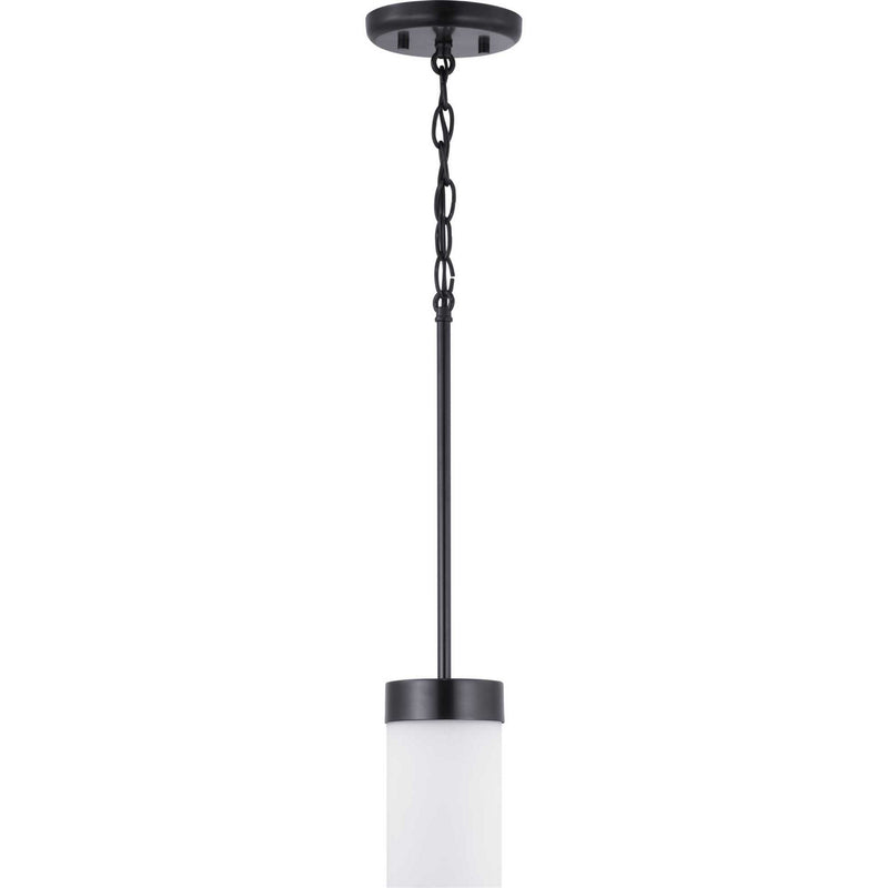 Progress Lighting P500151-031 One Light Mini-Pendant, Black
