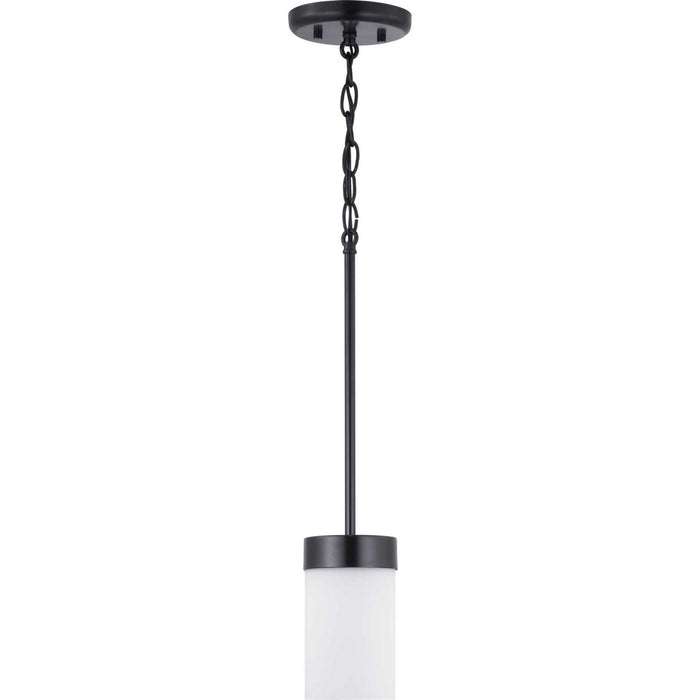 Progress Lighting P500151-031 One Light Mini-Pendant, Black