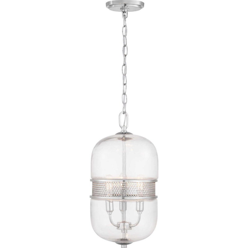 Progress Lighting P500156-015 Three Light Pendant, Polished Chrome