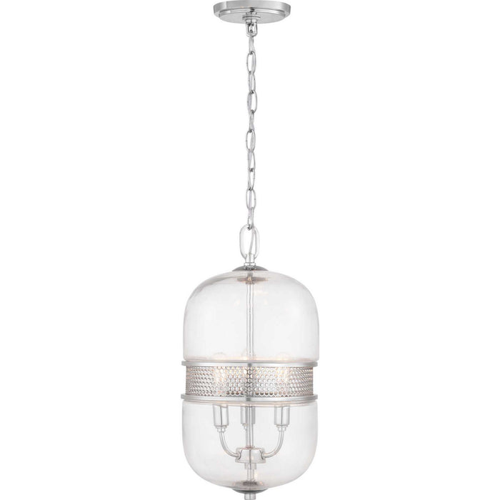 Progress Lighting P500156-015 Three Light Pendant, Polished Chrome