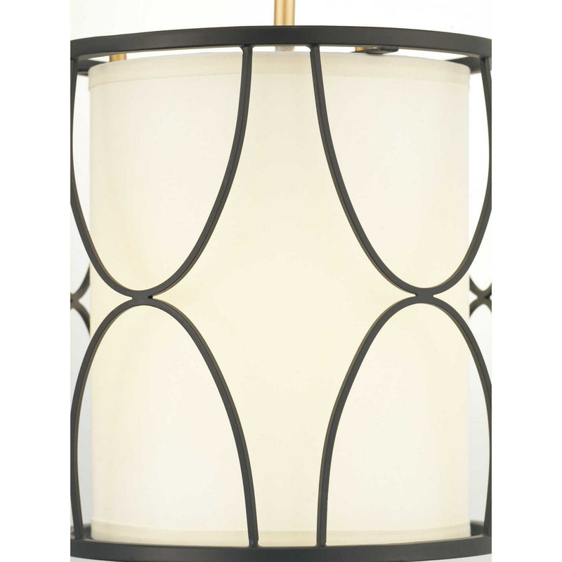 Progress Lighting P500176-031 One Light Mini-Pendant, Black