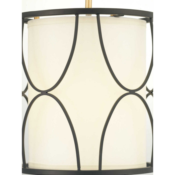 Progress Lighting P500176-031 One Light Mini-Pendant, Black
