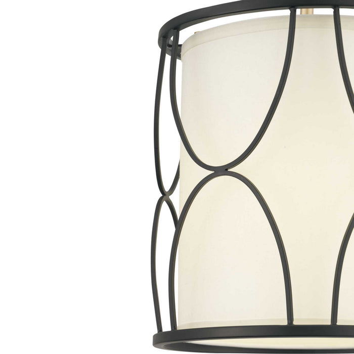 Progress Lighting P500176-031 One Light Mini-Pendant, Black