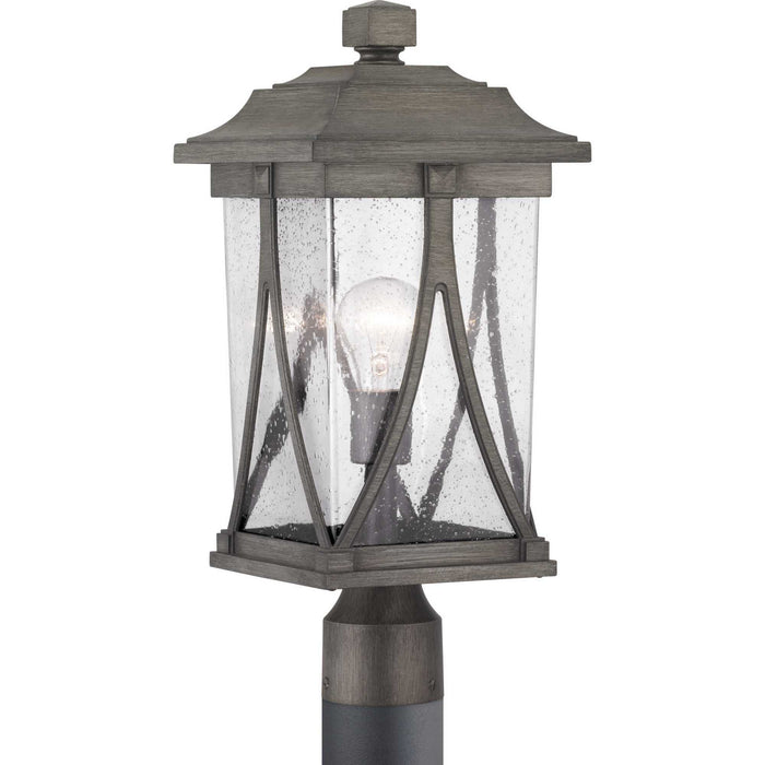 Progress Lighting P540011-103 One Light Post Lantern, Antique Pewter