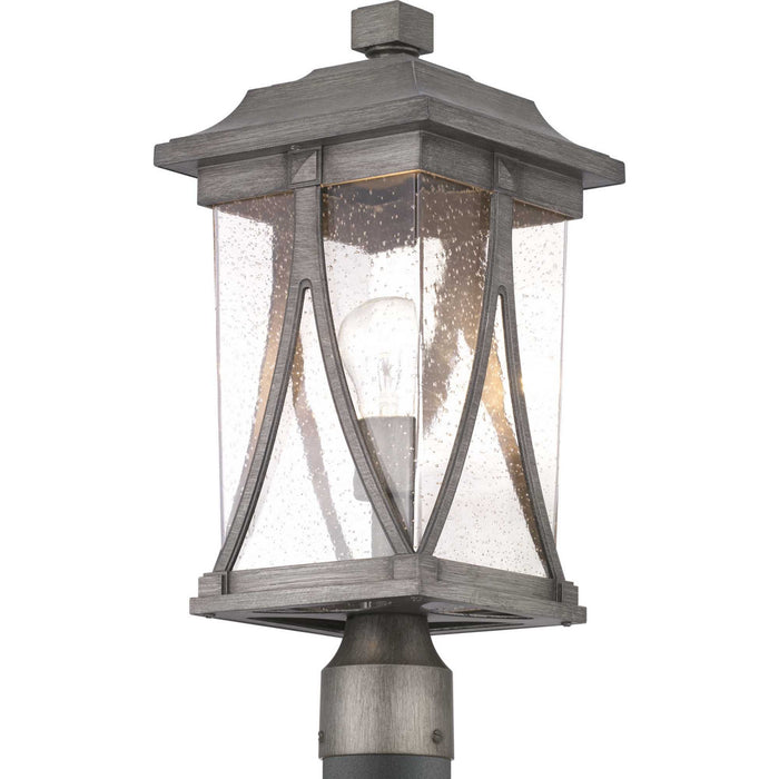 Progress Lighting P540011-103 One Light Post Lantern, Antique Pewter