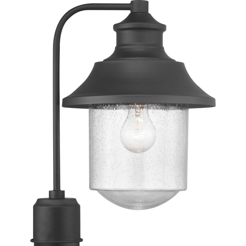 Progress Lighting P540019-031 One Light Post Lantern, Black