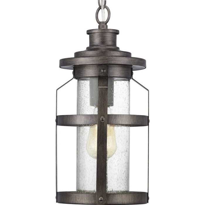 Progress Lighting P550031-103 One Light Hanging Lantern, Antique Pewter