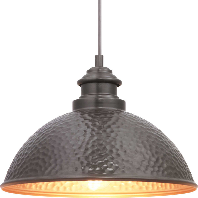Progress Lighting P550032-020 One Light Hanging Lantern, Antique Bronze
