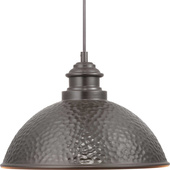 Progress Lighting P550032-020 One Light Hanging Lantern, Antique Bronze