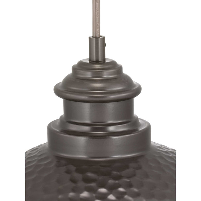 Progress Lighting P550032-020 One Light Hanging Lantern, Antique Bronze