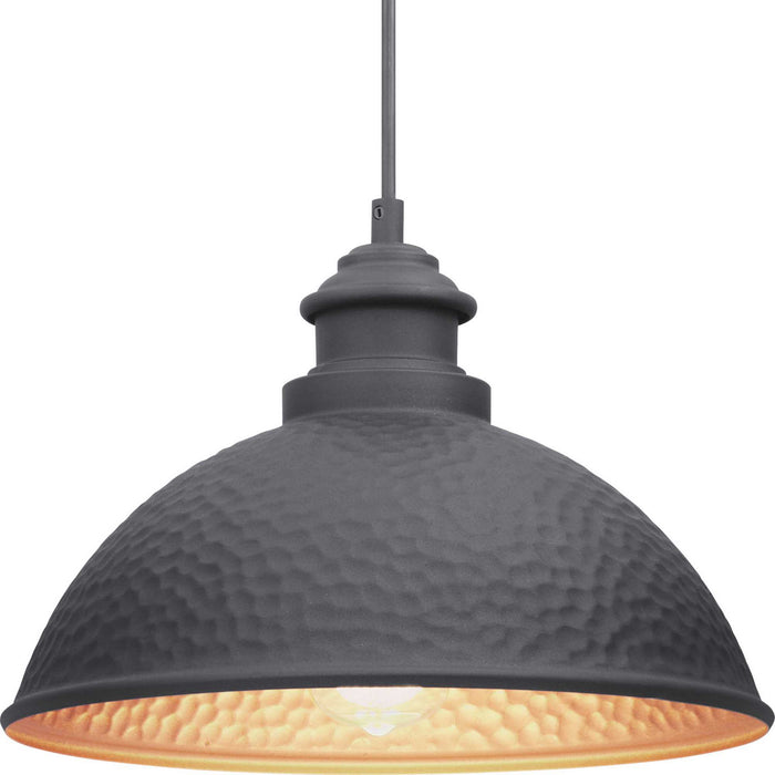 Progress Lighting P550032-031 One Light Hanging Lantern, Black