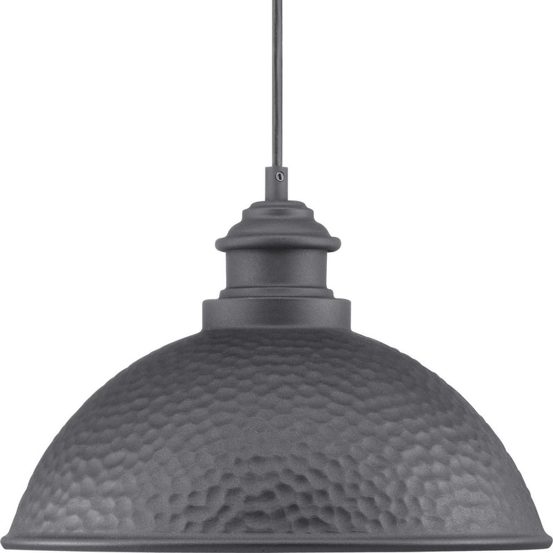 Progress Lighting P550032-031 One Light Hanging Lantern, Black