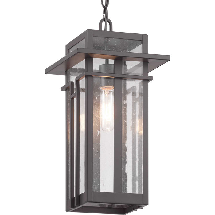 Progress Lighting P550039-020 One Light Hanging Lantern, Antique Bronze