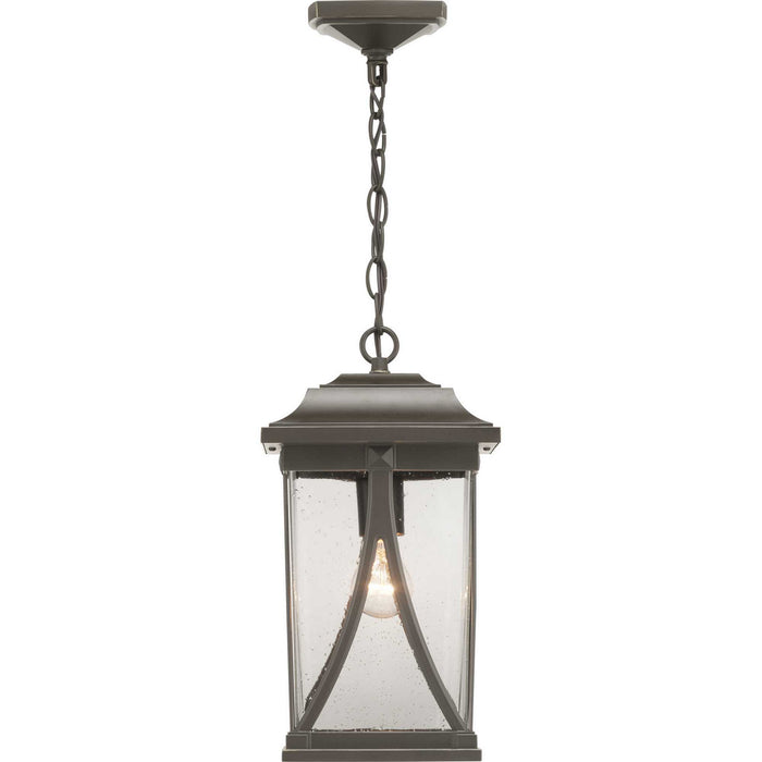 Progress Lighting P550040-020 One Light Hanging Lantern, Antique Bronze