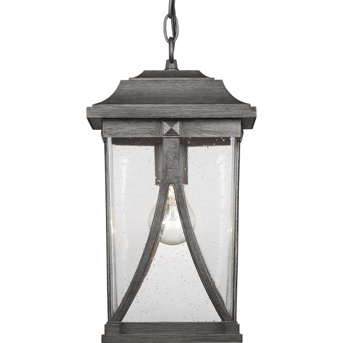 Progress Lighting P550040-103 One Light Hanging Lantern, Antique Pewter