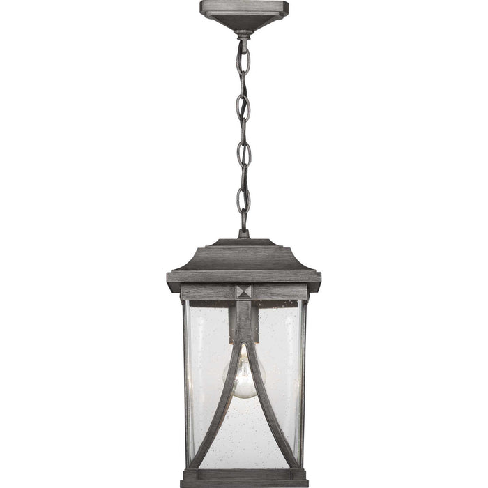 Progress Lighting P550040-103 One Light Hanging Lantern, Antique Pewter