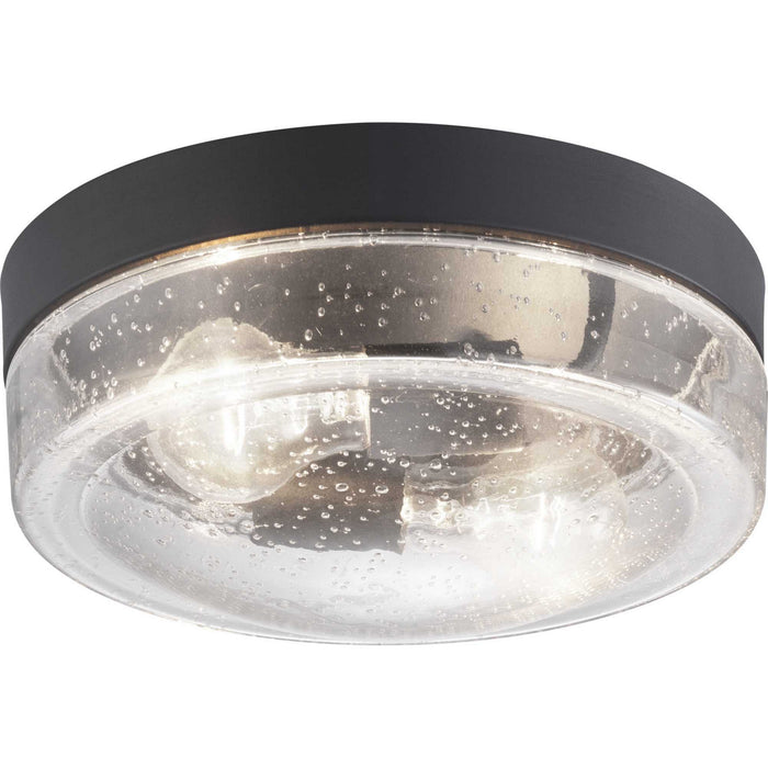 Progress Lighting P550042-031 Two Light Flush Mount, Black