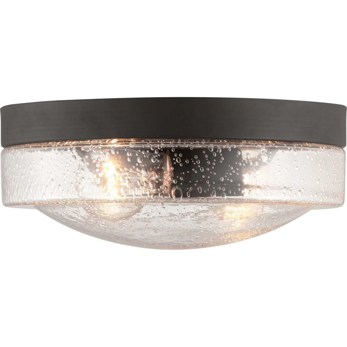 Progress Lighting P550042-129 Two Light Flush Mount, Architectural Bronze