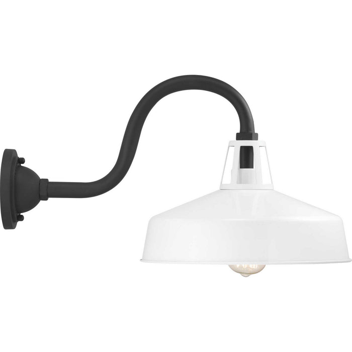 Progress Lighting P560091-030 One Light Wall Lantern, White