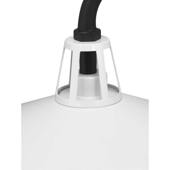 Progress Lighting P560091-030 One Light Wall Lantern, White