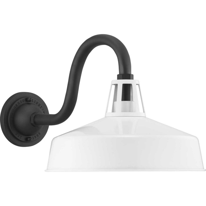 Progress Lighting P560091-030 One Light Wall Lantern, White