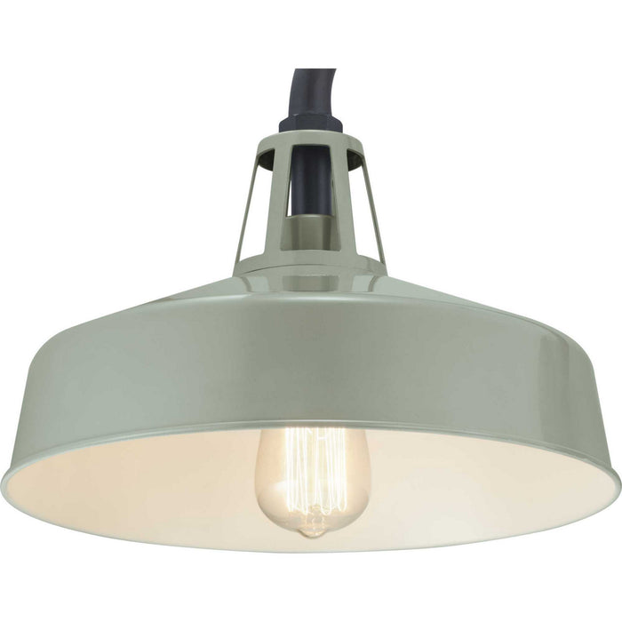 Progress Lighting P560091-079 One Light Wall Lantern, Pistachio