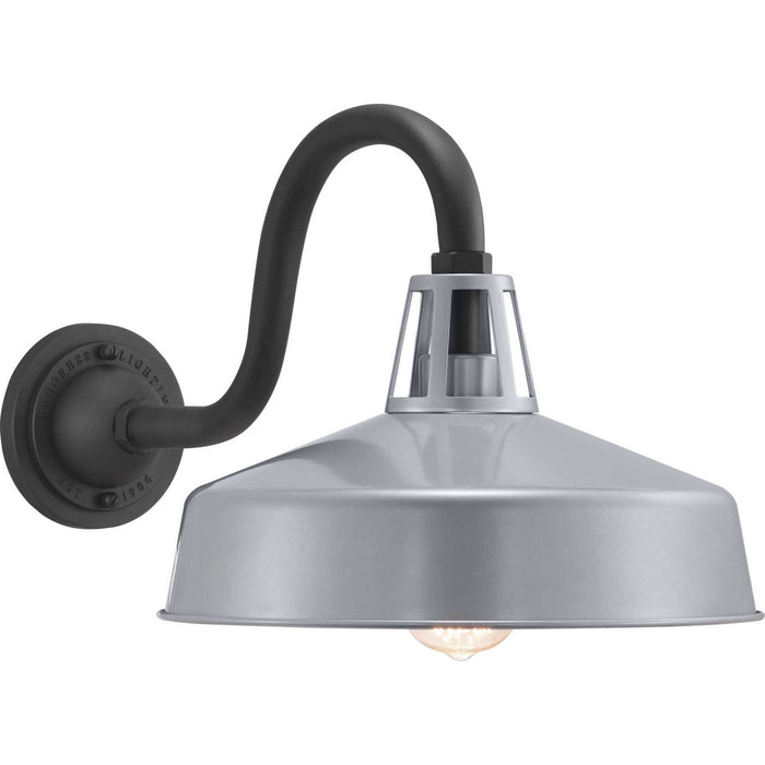 Progress Lighting P560091-082 One Light Wall Lantern, Metallic Gray