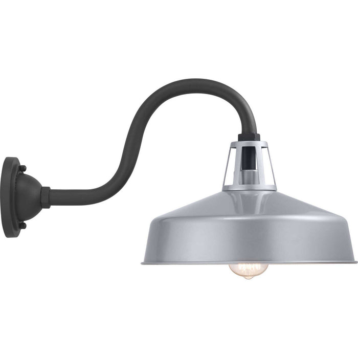 Progress Lighting P560091-082 One Light Wall Lantern, Metallic Gray
