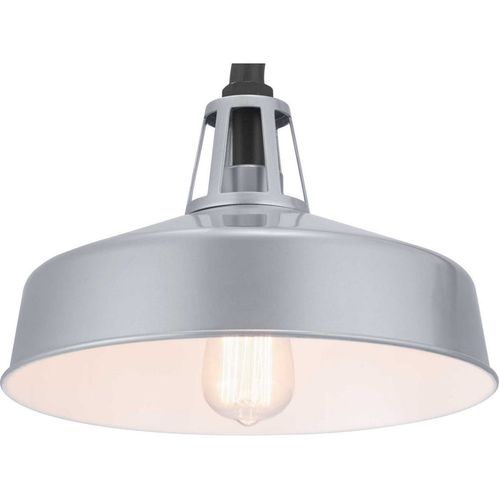 Progress Lighting P560091-082 One Light Wall Lantern, Metallic Gray