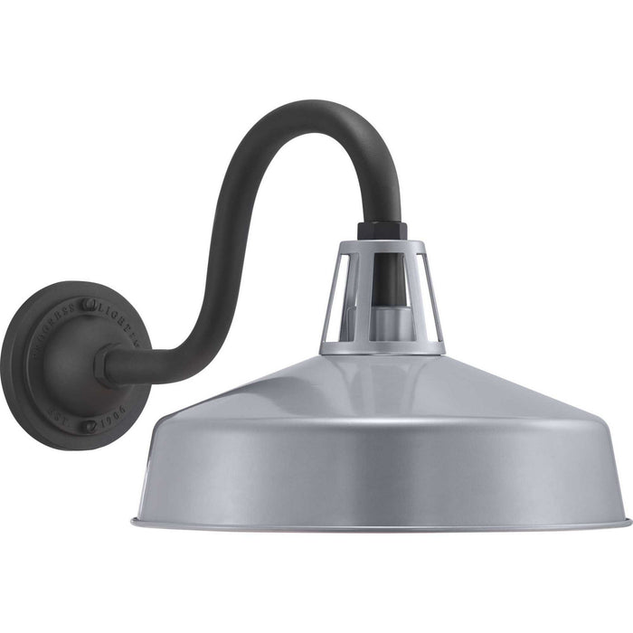 Progress Lighting P560091-082 One Light Wall Lantern, Metallic Gray