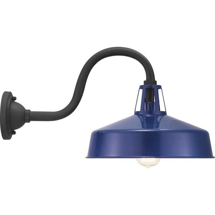Progress Lighting P560091-091 One Light Wall Lantern, Navy