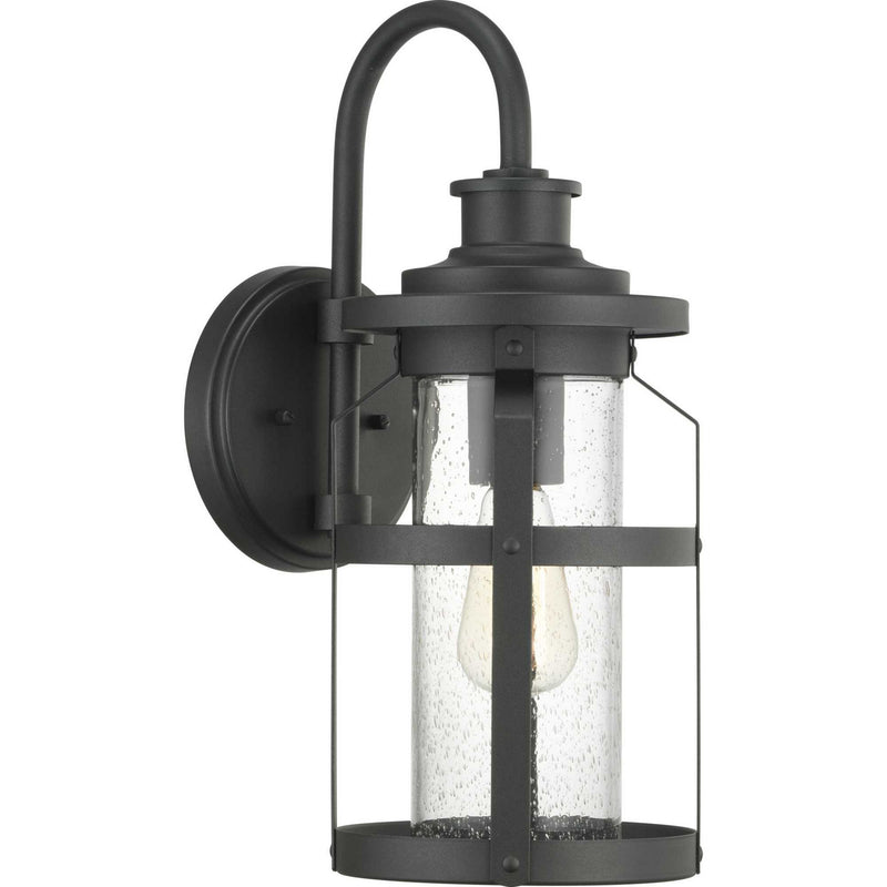Progress Lighting P560095-031 One Light Wall Lantern, Black