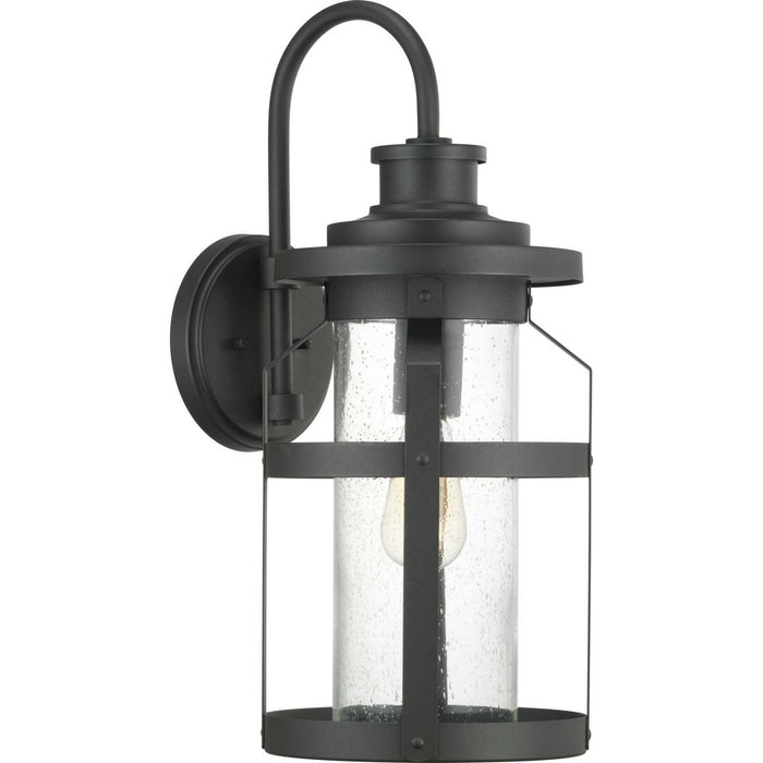 Progress Lighting P560096-031 One Light Wall Lantern, Black