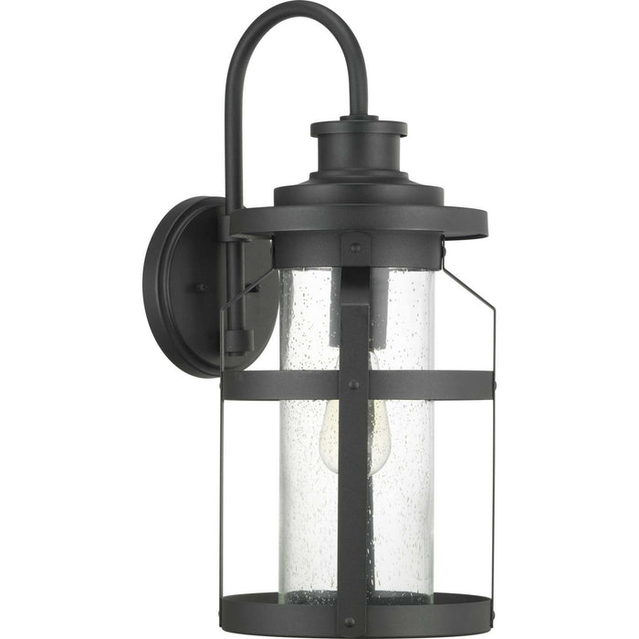 Progress Lighting P560096-031 One Light Wall Lantern, Black