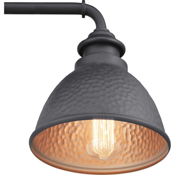 Progress Lighting P560097-031 One Light Wall Lantern, Black