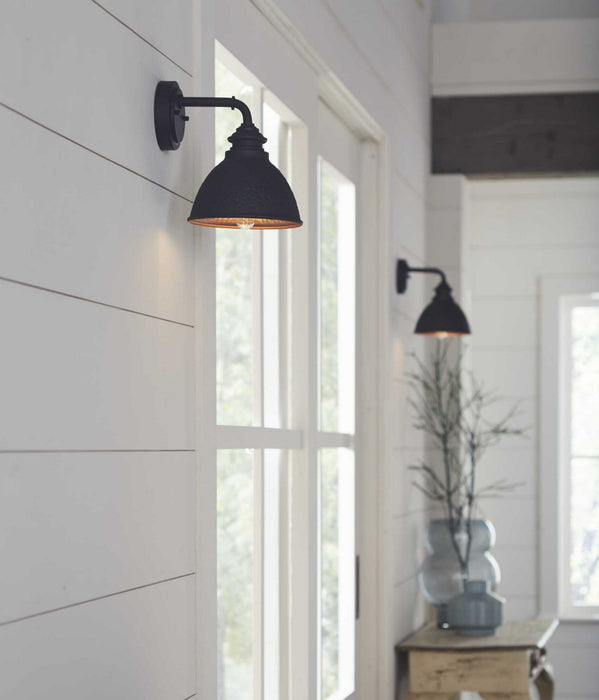 Progress Lighting P560097-031 One Light Wall Lantern, Black