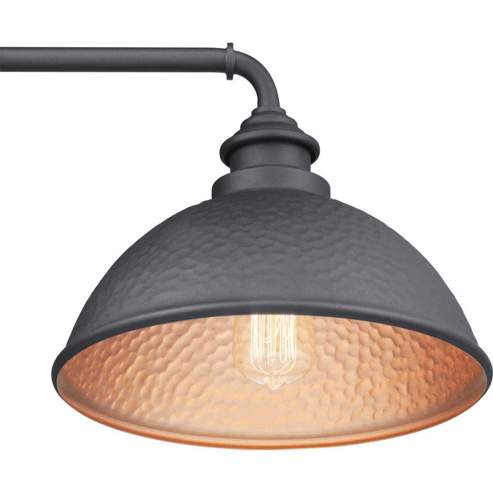 Progress Lighting P560098-031 One Light Wall Lantern, Black