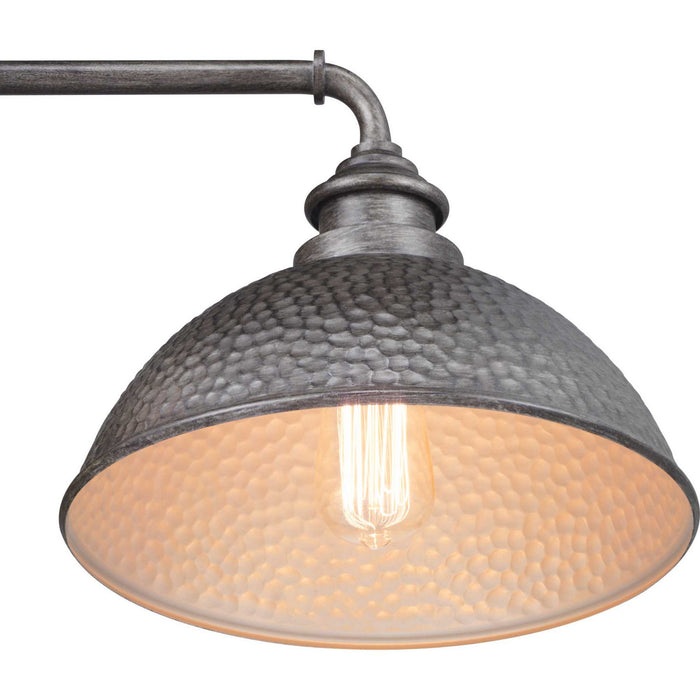 Progress Lighting P560098-103 One Light Wall Lantern, Antique Pewter