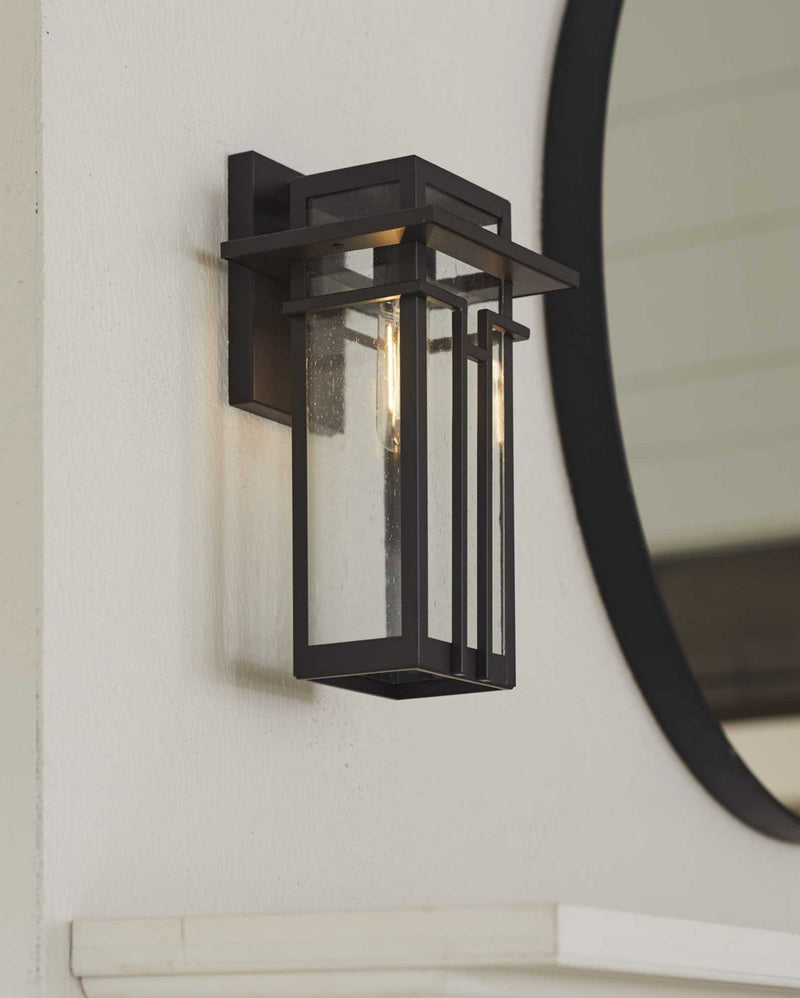 Progress Lighting P560110-020 One Light Wall Lantern, Antique Bronze