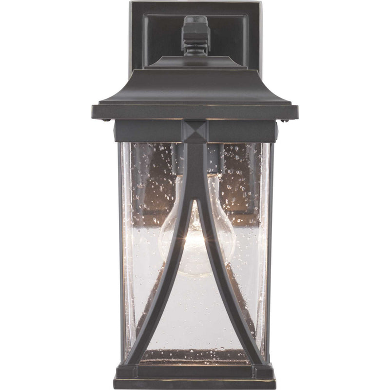 Progress Lighting P560113-020 One Light Wall Lantern, Antique Bronze