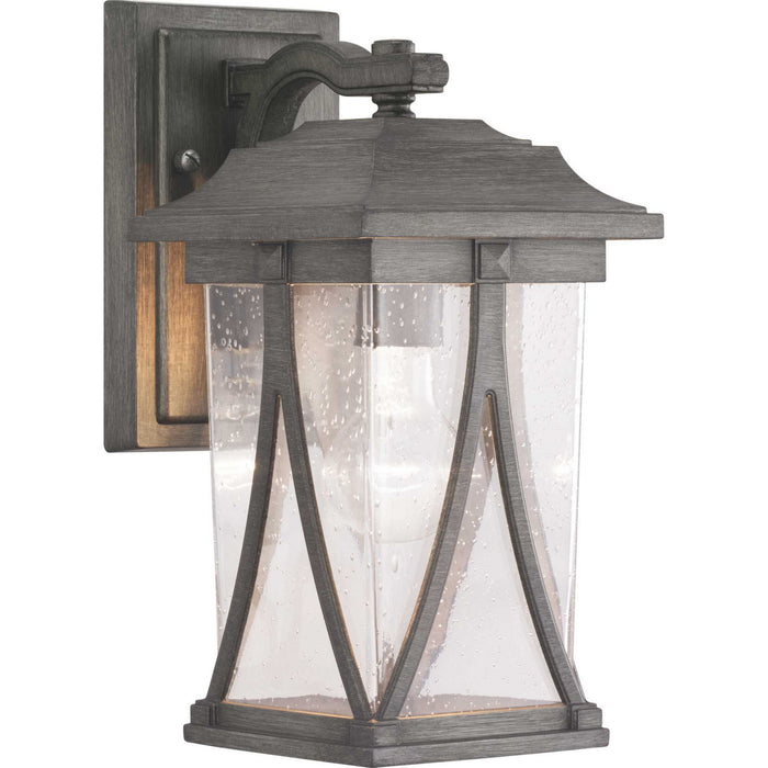 Progress Lighting P560113-103 One Light Wall Lantern, Antique Pewter