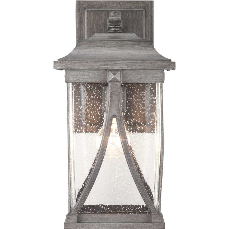 Progress Lighting P560114-103 One Light Wall Lantern, Antique Pewter